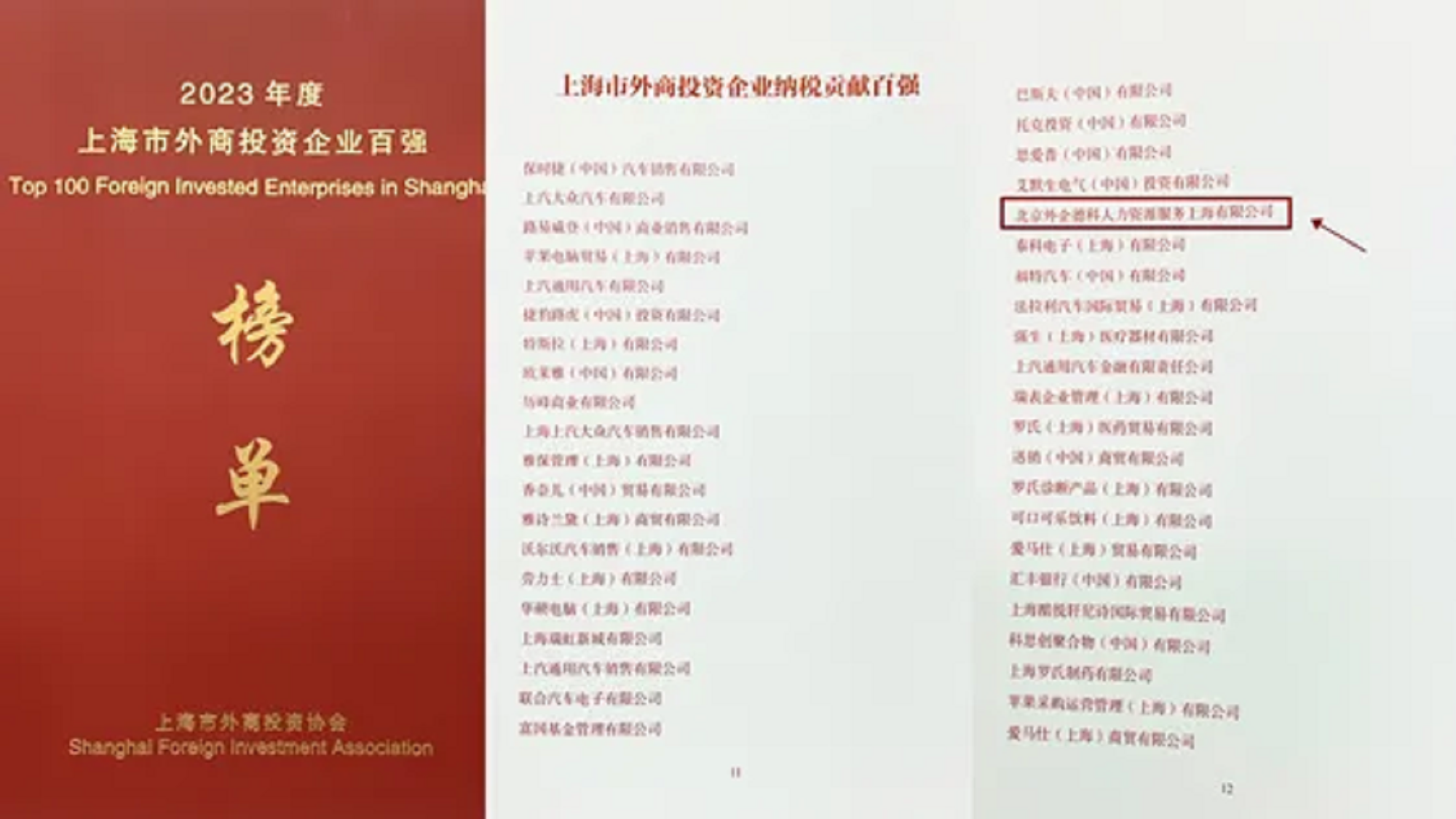 外企bsport体育上海公司荣登2023年度上海市外商投资企业百强榜单 - 2.png